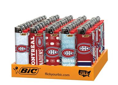 Bic Montreal Canadians Series Lighters -50ct