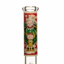 14" 7mm Trippy Scientist Glow in the Dark Glass Beaker