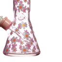8" Flower Heavy Glass Beaker with Gift Box