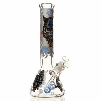 14" 9 mm Wolf Beaker Bong