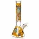 14" 9mm Honey Dazed Glass Bong