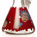 14" 9mm Honey Dazed Glass Bong