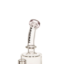 10" Cylindrical Clear Glass Percolator Rig