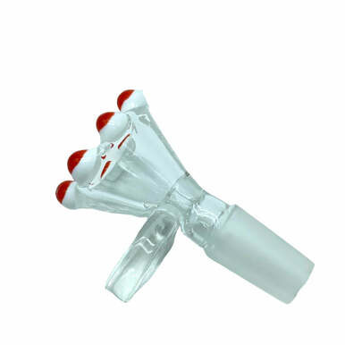 14mm Octagon Bead Glass Bowl with Handle