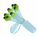 14mm Octagon Bead Glass Bowl with Handle