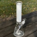 14" Insane Glass Pot Leaf Design Bong