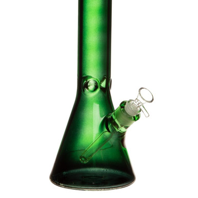 14" Neon Iridescent Glass Bong