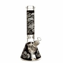 14" Omega Skull Glass Bong