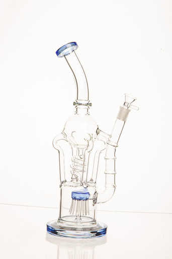 14" Sphere Funnel Stack Glass Rig