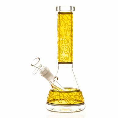 10" Squiggly Glass Beaker