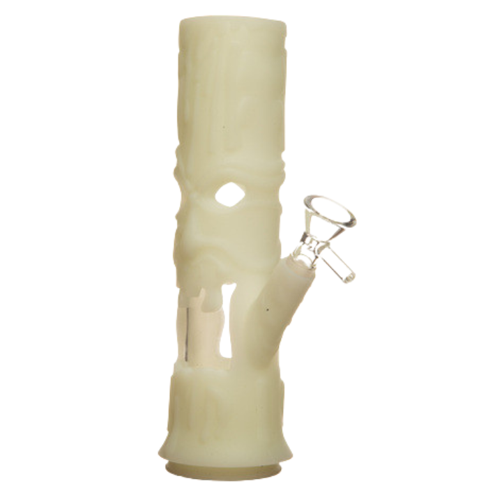 12" Howling Tree LED Silicone Water Pipe