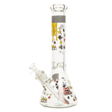 *BFS* 14" 7mm Halloween Glass Bong