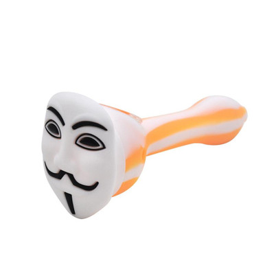 5" Guy Fawkes Silicone Hand Pipe