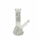 8" 5mm Glow In The Dark Print Bong