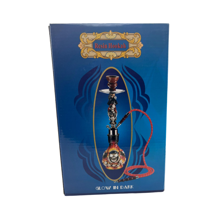 8" Resin Hookah Double Hose