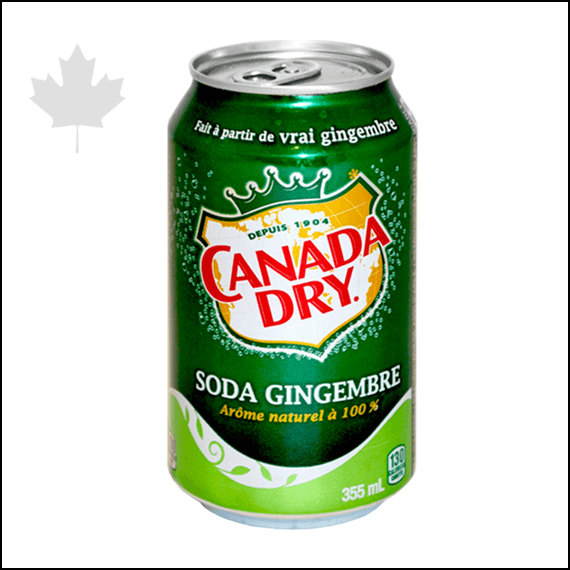 Canada Dry Ginger Ale English Stash Can - 355ml