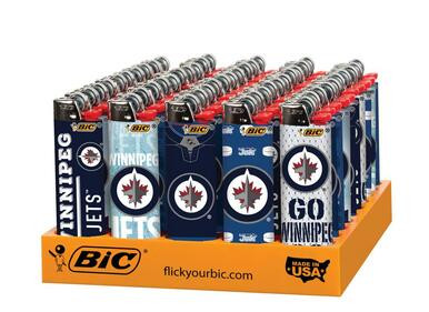 Bic Winnipeg Jets Series Lighters -50ct