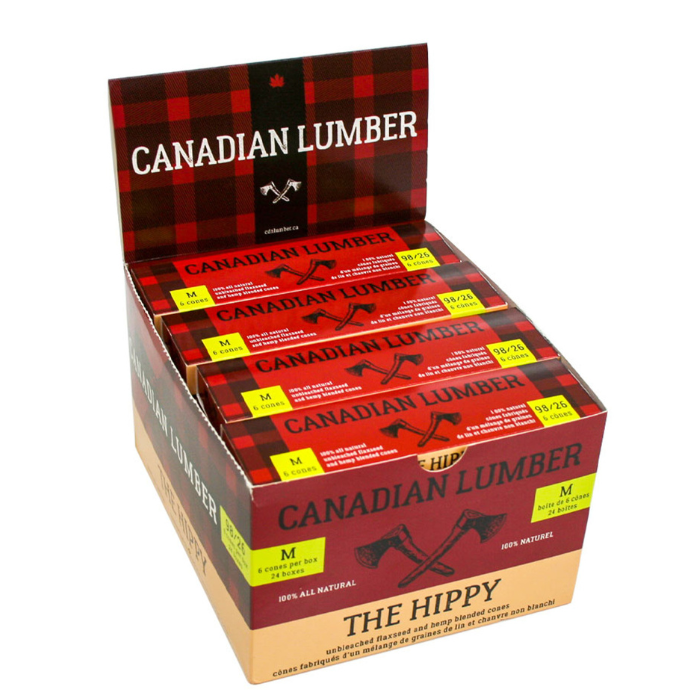 Canadian Lumber The Hippy 98 mm Cones - 24ct