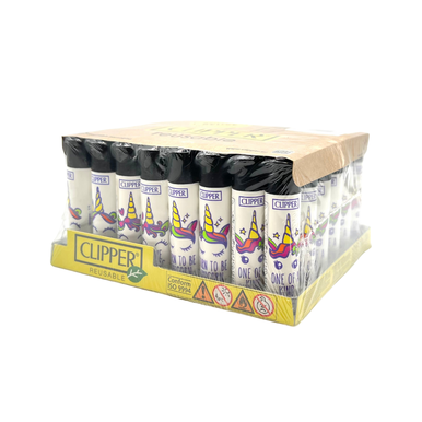 Clipper Unicorn Series Lighters  - 48ct