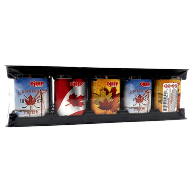 Djeep Canada Flag Lighters Display Pack – 20ct