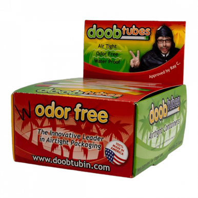 Doob Tubes Black & Clear Small - 25ct