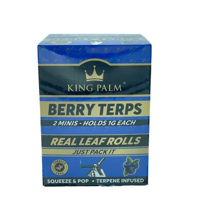 King Palm 2 Mini Rolls Berry Terps - 20ct