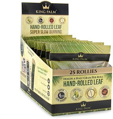 King Palm 25 Rollies - 8ct