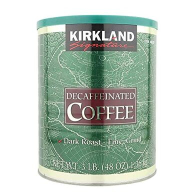 Kirkland Decaffeinated Coffee Stash Can - 1.36kgs