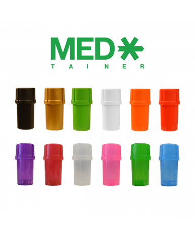 Medtainer 3pc Grinder and Smell Proof Jar - 12ct