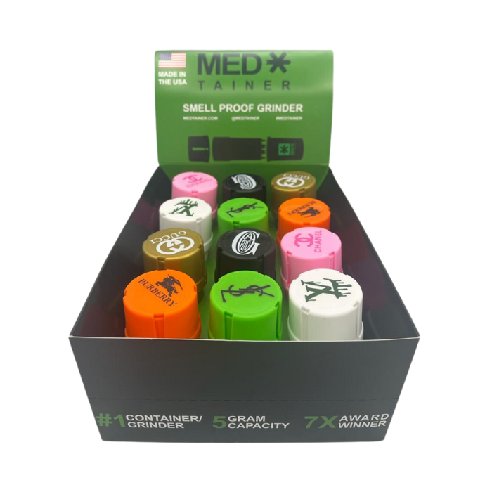 Medtainers High Fashion Collection Grinders - 12ct