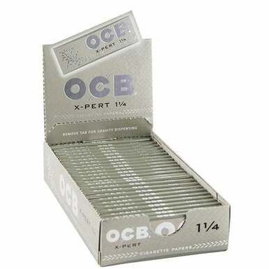 OCB 1/4 Silver X-Pert Rolling Papers - 25ct