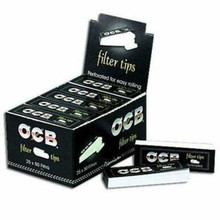 OCB Black Premium Filter-Tips - 25ct