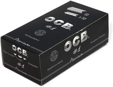 OCB Premium Black 1 1/4 Rolling Papers - 50ct