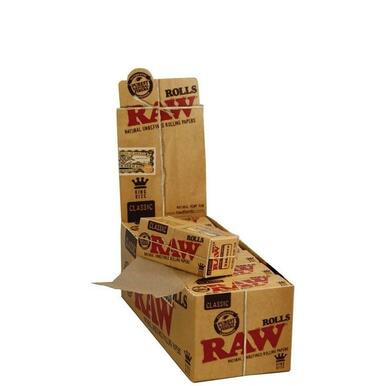 RAW Classic King Size 3 Meter Rolls - 12ct