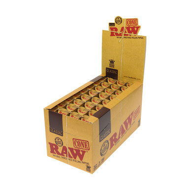 RAW Classic King Size Pre-rolled Cones 3 Pack- 32ct