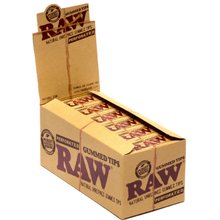 Raw Perforated Gummed Tips - 24ct