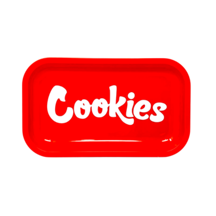 Red Cookie Metal Rolling Tray - Medium