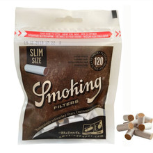 Smoking Slim Brown Paper Filters - 10ct