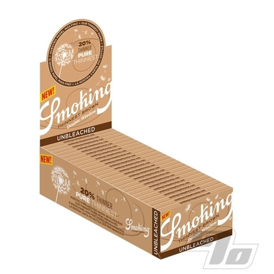 Smoking Thinnest Brown Double Window Rolling Paper-25ct