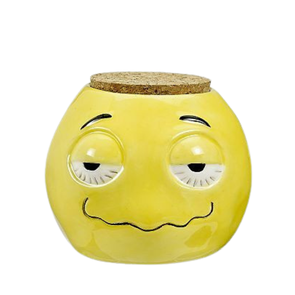 Stoned Emoji Stash Jar
