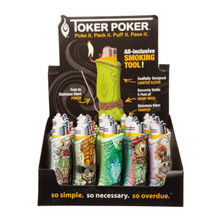 Toker Poker Alice In Wonderland Multi-Tool  Lighter Sleeve - 25ct