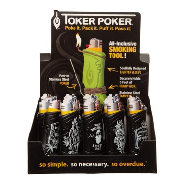 Toker Poker Soul Speakers Multi-Tool Lighter Sleeve - 25ct