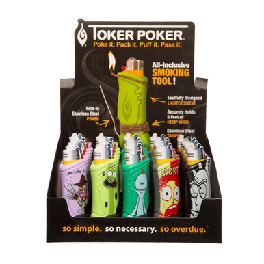 Toker Poker Special Edition Multi-Tool Lighter Sleeve - 25ct