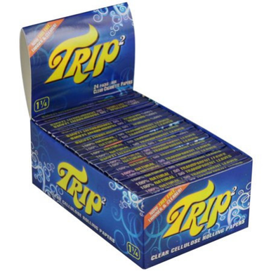Trip2 Clear 1 1/4 Rolling Papers - 24ct