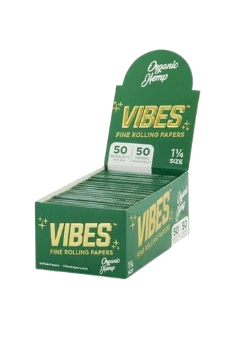 Vibes Hemp 1 1/4 Rolling Papers - 50ct