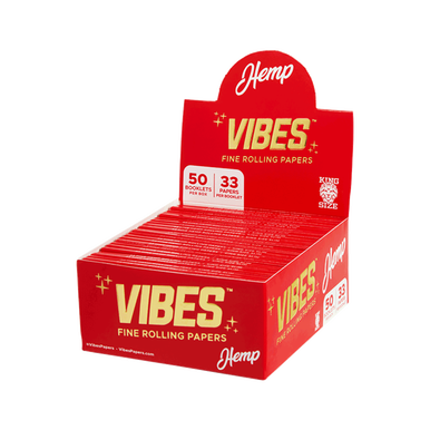 *BFS* Vibes Hemp King Size Rolling Papers - 50ct