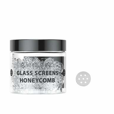 White Rhino Glass Honeycomb Screens - 200ct
