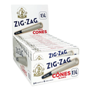 Zig Zag White 1 1/4 Pre-rolled Cones - 24ct