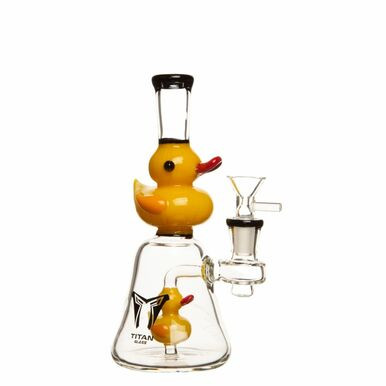 7” Titan Ducky Glass Rig