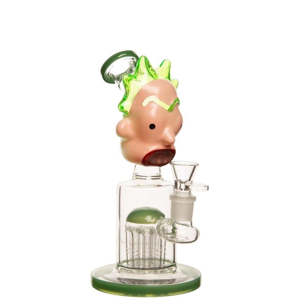9" Character Glass Percolator Bong